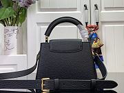 Louis Vuitton LV Capucines Mini Bag Black Taurillon 21x13.6x8cm - 4