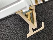 Louis Vuitton LV Capucines BB Bag Black Taurillon 27x17.3x9cm - 3