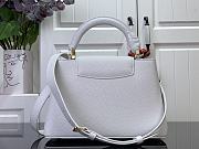 Louis Vuitton LV Capucines BB Bag White Taurillon 27x17.3x9cm - 3
