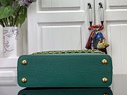 Louis Vuitton LV Capucines BB Bag Green Taurillon 27x17.3x9cm - 5
