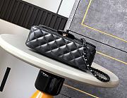 Chanel Top Handle Bag Black Lambskin 20x12.5x6cm - 2