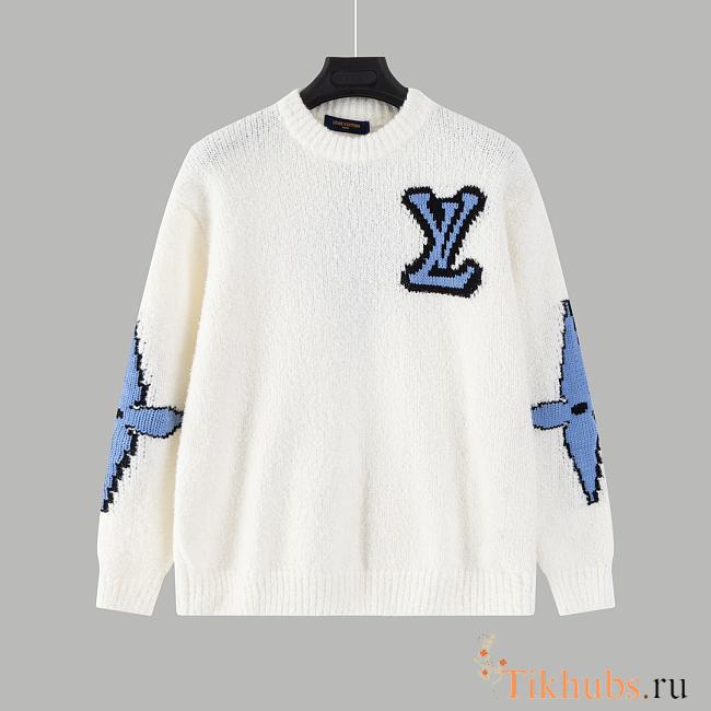 Louis Vuitton LV White Sweater 02 - 1