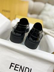 Fendi Filo Black Leather Loafer - 4