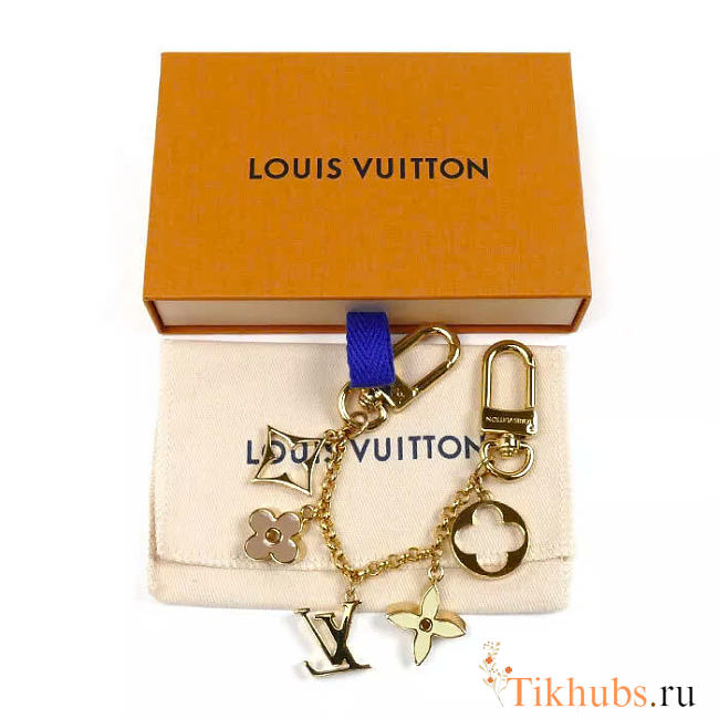 Louis Vuitton LV Monogram Flower Bag Charm Chain - 1