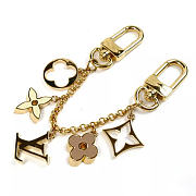 Louis Vuitton LV Monogram Flower Bag Charm Chain - 3