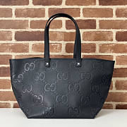 Gucci Medium Jumbo GG Tote Black Bag 30x29x25cm - 2
