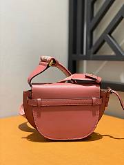 Loewe Mini Gate Dual Bag Soft Pink Calfskin 21x12.5x9cm - 4
