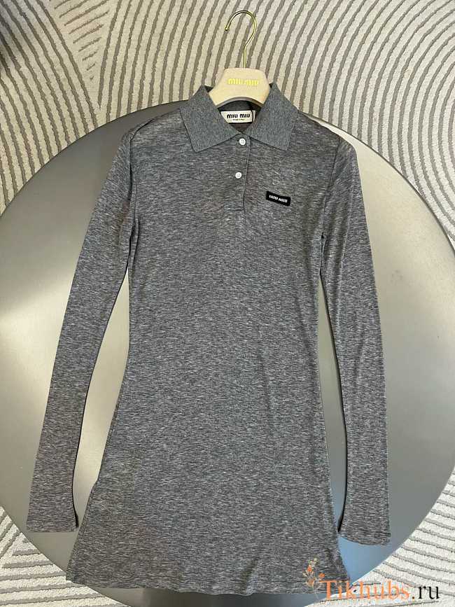 Miu Miu Grey Dress - 1