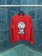 Gucci Red Doraemon Sweater - 1