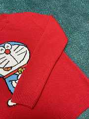 Gucci Red Doraemon Sweater - 4