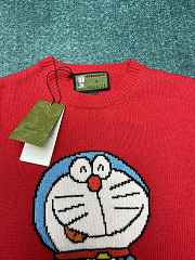 Gucci Red Doraemon Sweater - 3