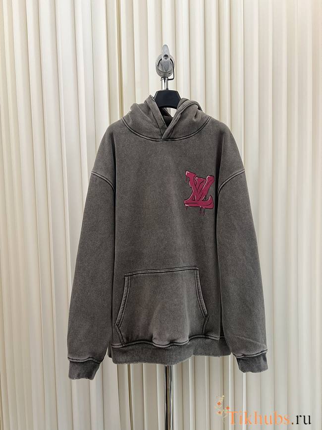 Louis Vuitton LV Grey Hoodie 02 - 1