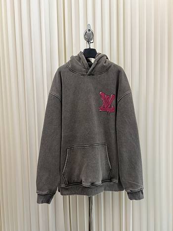 Louis Vuitton LV Grey Hoodie 02