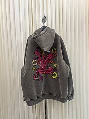 Louis Vuitton LV Grey Hoodie 02 - 4