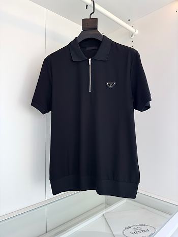 Prada Black Polo Shirt 03