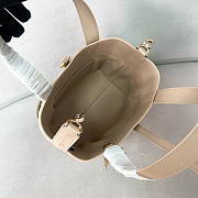 Dior Small Toujours Vertical Tote Bag Beige 16x18x12cm - 5
