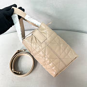 Dior Small Toujours Vertical Tote Bag Beige 16x18x12cm - 4
