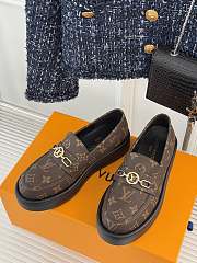 Louis Vuitton LV Monogram Brown Loafer  - 4