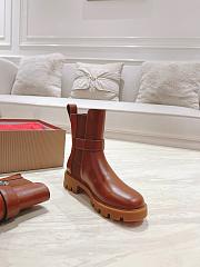 Christian Louboutin CL Brown Chelsea Boot - 4