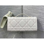 Dior Miss Caro Top Handle Pouch White 24x12x4cm - 2