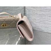 Dior Miss Caro Top Handle Pouch Light Pink 24x12x4cm - 3