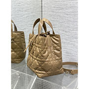 Dior Medium Toujours Vertical Tote Bag Tan 20x22x18.5cm - 5