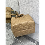Dior Medium Toujours Vertical Tote Bag Tan 20x22x18.5cm - 3