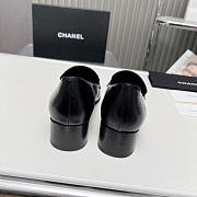 Chanel Moccasins Calfskin Black Loafers  - 4