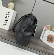 Loewe Large Flamenco Bag Black 41x9x26cm - 4