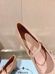 Prada 35mm Buckle Leather Pumps Pink  - 5