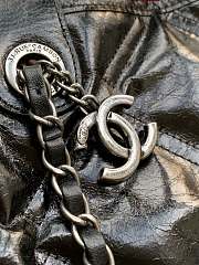 Chanel Shopping Tote Bag Black 35x29x14cm - 3