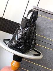 Chanel Shopping Tote Bag Black 35x29x14cm - 4