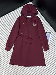 Dior Red Hoodie Dress - 1