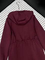 Dior Red Hoodie Dress - 4