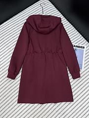 Dior Red Hoodie Dress - 3