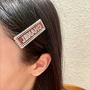 Chanel Logo Hairpin Silver - 3