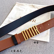 Dior D-Fence Reversible Belt Brown 3cm - 2