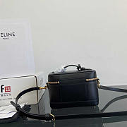 Celine Vanity Case Black Bag 18x12x18cm - 5