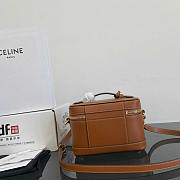 Celine Vanity Case Brown Bag 18x12x18cm - 6