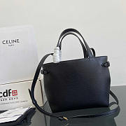 Celine Cabas Anais Black Bag 20.5x9x19cm - 4