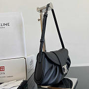 Celine Teen Polly Supple Black Calfskin 29.5x14.5x3cm - 4