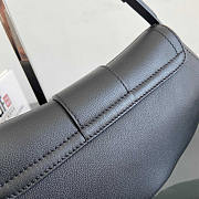 Celine Teen Polly Supple Black Calfskin 29.5x14.5x3cm - 3