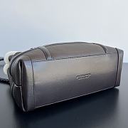 Bottega Veneta Andiamo Medium Leather Shearling Top Handle Bag 32.5x24x12cm - 4