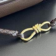 Bottega Veneta Andiamo Medium Leather Shearling Top Handle Bag 32.5x24x12cm - 2