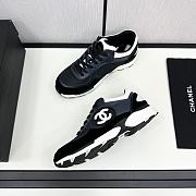 Chanel Navy Blue Black Sneaker - 4