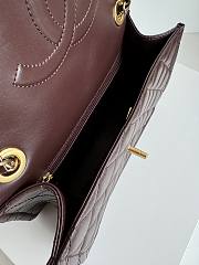 Chanel Flap Bag Lambskin Gold Brown 24.5x15.5x7cm - 2