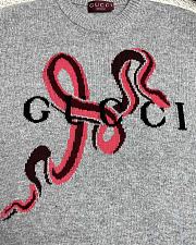 Gucci Wool Cashmere Sweater With Intarsia - 3