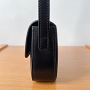 Celine Arc De Triomphe Armpit Bag Black 35029 Size 20 × 10 × 4 cm - 6
