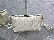 Dior Medium DiorTravel Nomad Pouch Oblique Jacquard 22x13x9.5cm - 4