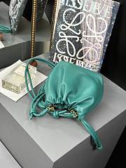 Loewe Mini Flamenco Clutch Bag Blue 23x5.5x17cm - 6
